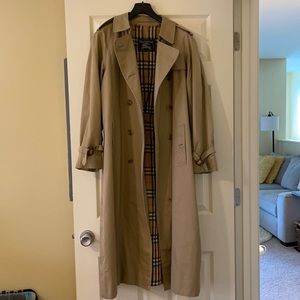 Vintage Burberry Long trench coat.
